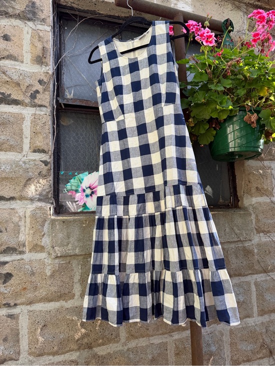 JW ANDERSON Dresses & Skirts - JW Anderson x Uniqlo Gingham Tiered Midi Dress XS